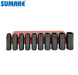 SIS-4401 Набор головок ударных 1/2"(10шт)CR-VAудл